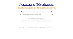 Desktop Screenshot of messianicchords.com