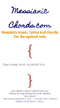 Mobile Screenshot of messianicchords.com